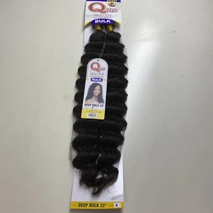 MILKY_WAY QUE HUMAN HAIR_MASTER MIX_DEEP_BULK_22"_#4 - Picture 1 of 4