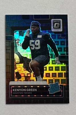2022 Donruss Optic Rookies Preview Black Pandora #354 Kenyon Green /25 #X5837 - Image 1 of 2