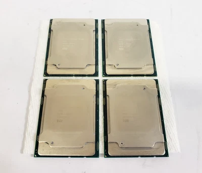 Lot of 4 Intel Xeon Silver 4210 SRFBL 2.20GHz 10-Core CPUs - Image 1 of 4