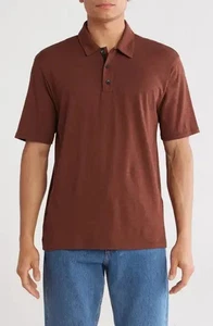 Brandneu mit Etikett Rag & Bone klassisches Baumwoll-Slub-Jersey-Polo Größe Medium UVP 148 $!! - Bild 1 von 13