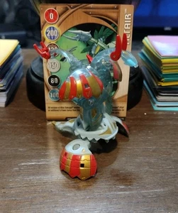 **SALE** Bakugan Translucent Haos Altair 650G & Wired 500G New Vestroia W/Card! - Picture 1 of 6