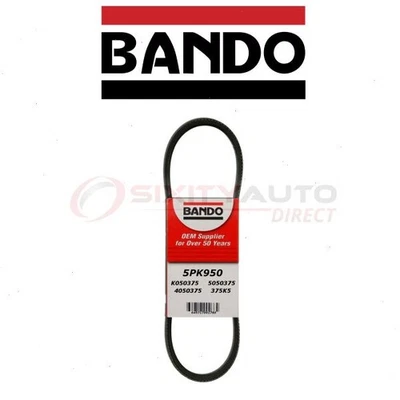 Bando Alternator Serpentine Belt for 1992-1995 Honda Prelude 2.2L 2.3L L4 - ih Foto 1 de 4