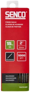 SENCO DA21EABR 2" 15 Calibre Acabado en Ángulo Clavos, Acabado Galvanizado, 1000 Unidades Pa - Imagen 1 de 4