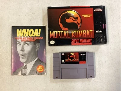 Mortal Kombat: Competition Edition (SNES, 1999) No Manual With Inserts Tested B - Image 1 of 4