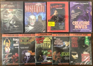 Horror Thriller Scary Monster B-Movie Cult-Classic DVD Lot SEALED 26 Total Film - Picture 1 of 7