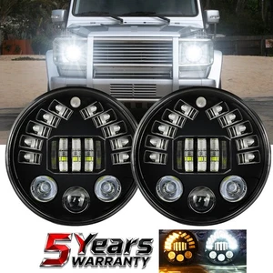 7 inch Led Headlights For 2002 2003 2004 2005 2006 Mercedes Benz G500 G55 AMG A+ - Picture 1 of 12