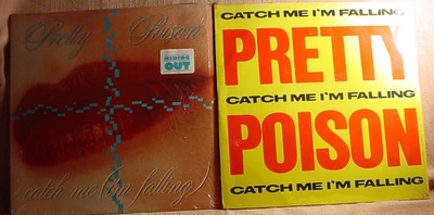 2 сингла Pretty Poison 12 дюймов Catch Me I'm Falling — 2 разные версии 12 дюймов - Изображение 1 из 4