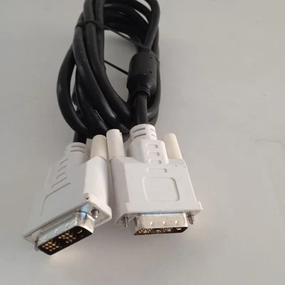 DVI-I to DVI-I  – Male to Male – 6 ft – White - Image 1 of 4
