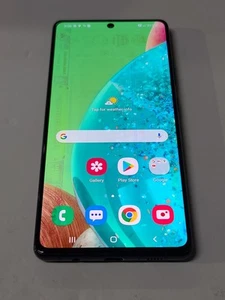 Samsung Galaxy A71 5G SM-A716U,128 GB, Black,Unlk,Heavy Shadow, Fair Con:RA524 - Zdjęcie 1 z 9