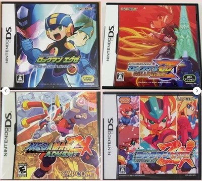 Rockman ZX, Advent, Zero Collection & EXE Operate Shooting Star DS 4Games set - Image 1 of 4