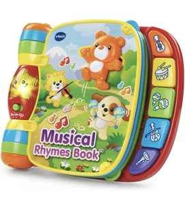 VTech 80166700 Musical Rhymes Educational Book for Babies - Picture 1 of 4