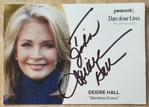 DEIDRE HALL, 100% AUTHENTISCHES HANDSIGNIERTES FOTO, SCHÖNE SCHAUSPIELERIN! - Bild 1 von 1