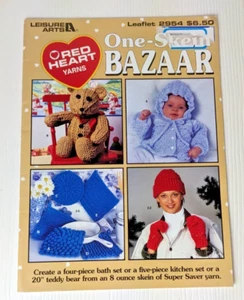 Leisure Arts One-Skein Bazaar patterns leaflet 2954 crafts - Picture 1 of 4
