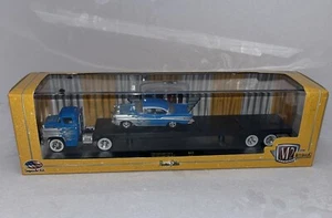 M2 Machines R17 Auto Haulers 1958 Chevrolet LCF & 1957 Chevy Bel Air CASE DAMAGE - Picture 1 of 8