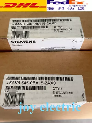 New Siemens 6AV6545-0BA15-2AX0 Touch Panel 1-Year Warranty Expedited Shipping - Image 1 of 4