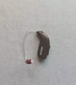 SINGLE-MORE 1 miniRITE R HEARING AID, MILD TO SEVERE HEARING LOSS. - Picture 1 of 4