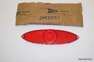 NOS Mopar 1960 1961 Plymouth Valiant TAIL LAMP LENSE  LH    pn 2093551 - Image 1 of 2