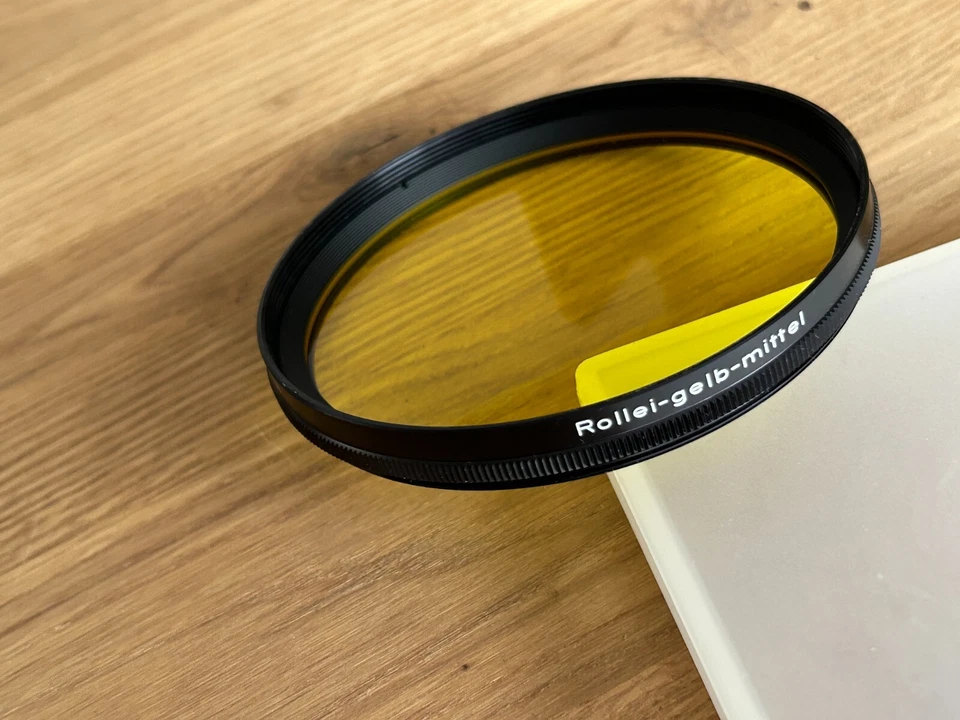 Rollei Rolleiflex gelb mittel -1,5 Filter. Bajonett VII f. Tele-Xenar 2.8 180mm - Image 1 of 4