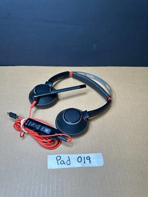 Plantronics Blackwire C5220 Black/Red On the Ear Headset Ships Fast!!! - Image 1 of 4