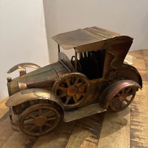 Music box latta rame vintage Berkeley Designs auto classica animata King Of The Road - Foto 1 di 5