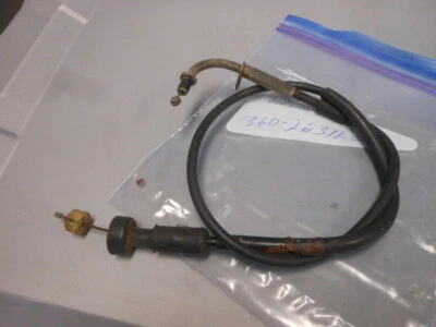 Yamaha OEM Throttle Cable Wire #1 1974 RD250 RD350 360-26311-00 - Image 1 of 4