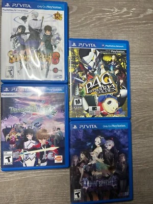 4 RPG PlayStation PS Vita Games Lot Little Rough Arts -tested- - Image 1 of 4