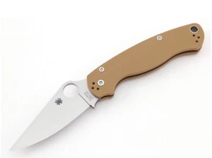 New Spyderco Paramilitary 2 /Coyote Brown G10 /10V Satin /C81GPCB2 /Discontinued - Picture 1 of 1