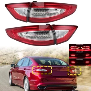 Set LED Tail Light Rear Lamp Brake Stop For Ford Fusion 2013 2014 2015 2016 - Bild 1 von 15