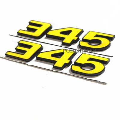 2X 3D Amarillo 345 Emblema Coche Metal Guardabarros Cuerpo Insignia Lateral Adhesivo Para JOURNEY Foto 1 de 3