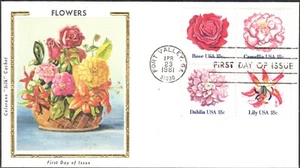US Scott #1876-1879 Colorano "Silk" Cachet FDC, Unaddressed - Picture 1 of 1