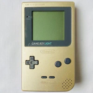Nintendo GameBoy Light Game Boy GB MGB-101 Console Gold Tested - Picture 1 of 10