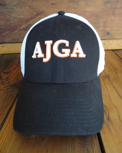 AJGA Golf Hat  Bishops Gate Academy  Black/White New Era Mesh Flexfit  Med/Large - Picture 1 of 17