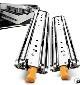 Corredores de cajones de alta resistencia AOLISHENG con cerradura 44 pulgadas/1100 mm 220 kg capacidad de carga - Imagen 1 de 5