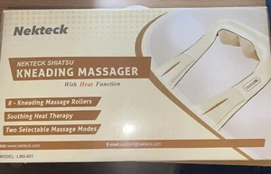 NEKTECH Shiatsu Kneading Massage W/Heat Function  - Picture 1 of 5