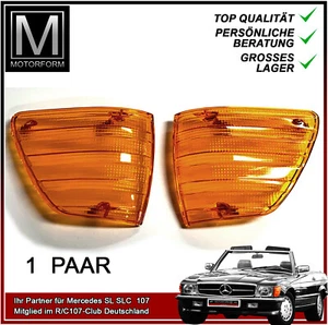1 paio di frecce frecce Mercedes SL SLC W107 euro per parafanghi NUOVO - Foto 1 di 4