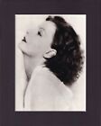 8X10" Matted Print Hollywood Celeb Portrait Picture: Greta Garbo, 1927