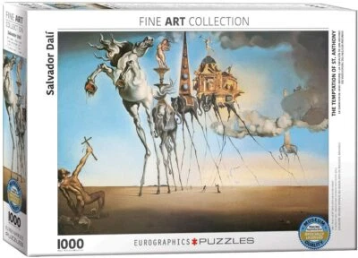 The Temptation of St. Anthony- Dali -1000 piece jigsaw puzzle 680mm x 480mm - Image 1 of 3