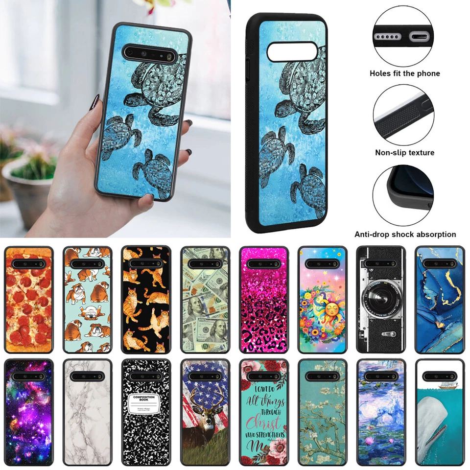 Funda rígida trasera delgada de goma suave para LG V60 ThinQ 6,8" Foto 1 de 1