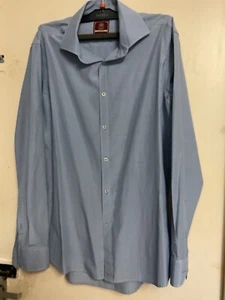 Men’s Next Slim Fit 38/40 In’s Blue Long Sleeved Shirt - Picture 1 of 3