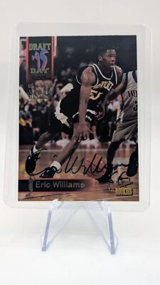 ERIC WILLIAMS SIGNED 1995 SIGNATURE ROOKIES - PROVIDENCE FRIARS  /7750 AUTO — 第 1/3 张图片