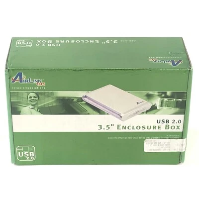 AirLink101 3.5'' USB 2.0 Enclosure Box New - Image 1 of 4