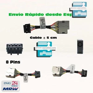 Conector DC Jack con cable para HP Pavilion 14-n235TU 8 Pins - Imagen 1 de 3