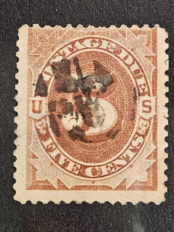 US Stamp  J4, 5c Postage Due, Used VF CV$70.00 (A111) - Image 1 of 1