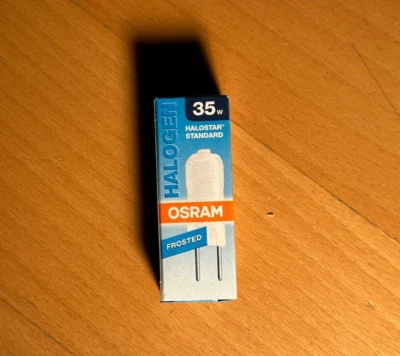 Osram Halostar 64432 F 35W Matt Frosted GY6,35 Made in Germany 580lm 2000h 12V - Image 1 of 4