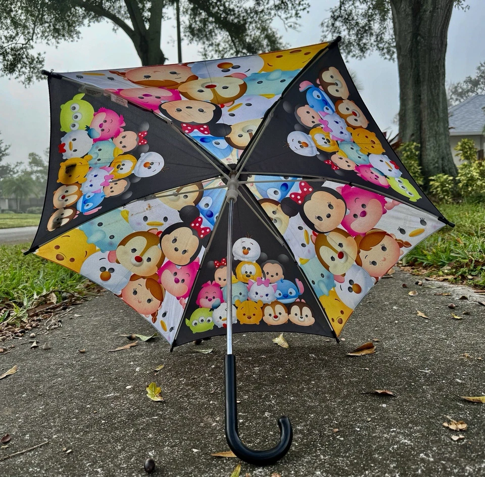 Paraguas de personajes para niños Disney Tsum Tsum - Mickey, Minnie, Pooh, Stitch y más Foto 1 de 4