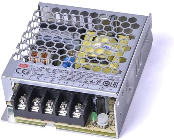 Alimentatore switching MEAN WELL LRS-50-12, 50W, ingresso 120 → 373 V dc, 85 → 2 - Immagine 1 di 1