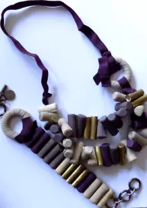 Conjunto de Collar y Pulsera Vintage Hechos a Mano EMPORIO ARMANI - Imagen 1 de 15
