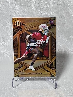 2021 Panini Gold Standard #129 Trey Sermon #d 62/99 Rookie - Image 1 of 4