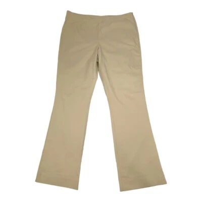 Boston Proper Light Tan Flat Front Side Zipper Dress Pants Slacks Size 16 - Image 1 of 4