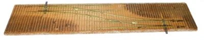 Tru Scale HO scale Roadbed Wooden Vintage Single rt Crossover Switch w/rails 19" - Image 1 of 2